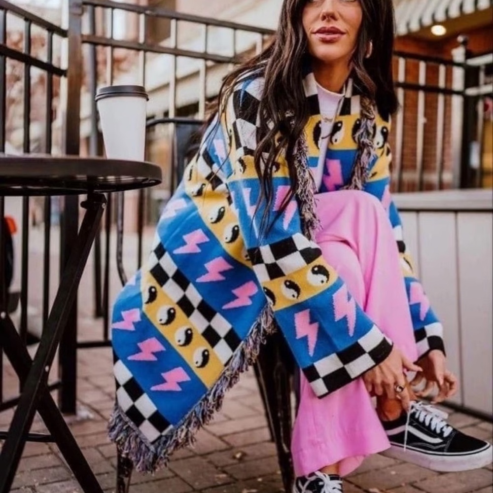 Dressed in Lala Wonderstruck Blanket Cardigan L/XL